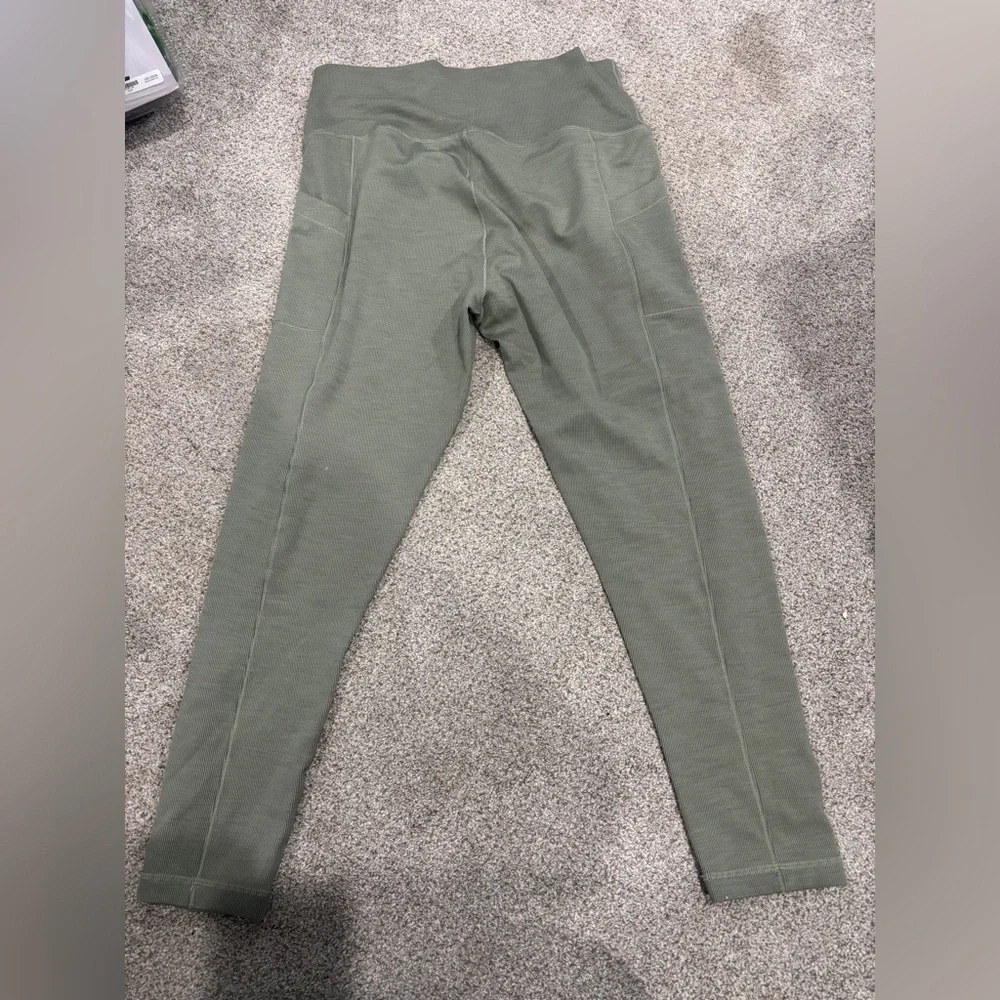 Prana Becksa 7/8 Legging Sage Heather XL Outdoorsy Athleisure Outdoor Hiking